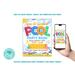 Editable End of Summer School Pool Party Invitation Template